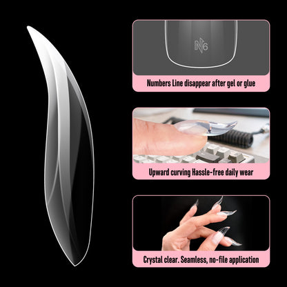 Lotus Shape 3D Nail Tips 128