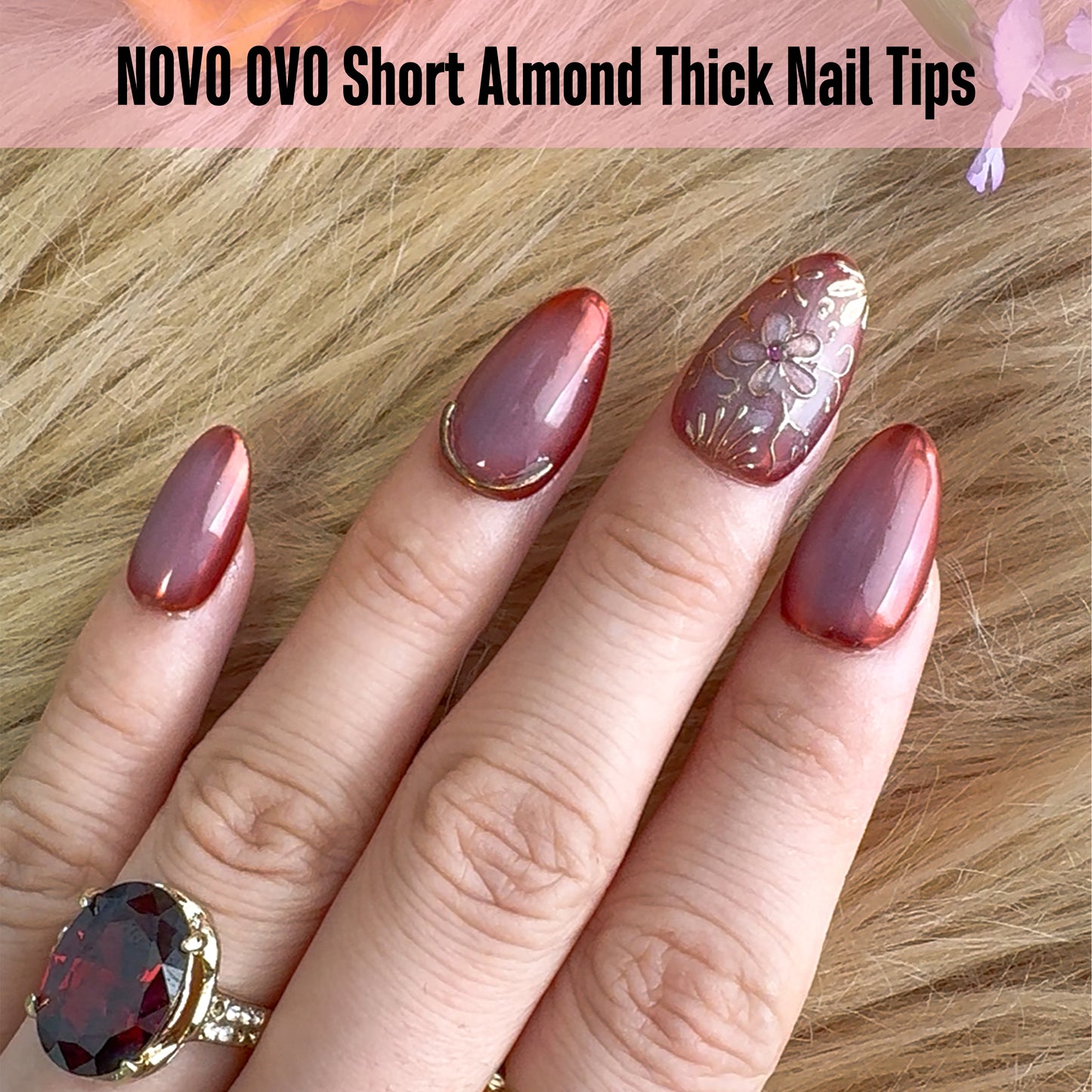 Short Almond Thick Clear Nail Tips