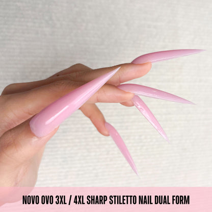 Stiletto XXXXL XXXL Nail Dual Form for Polygel 70
