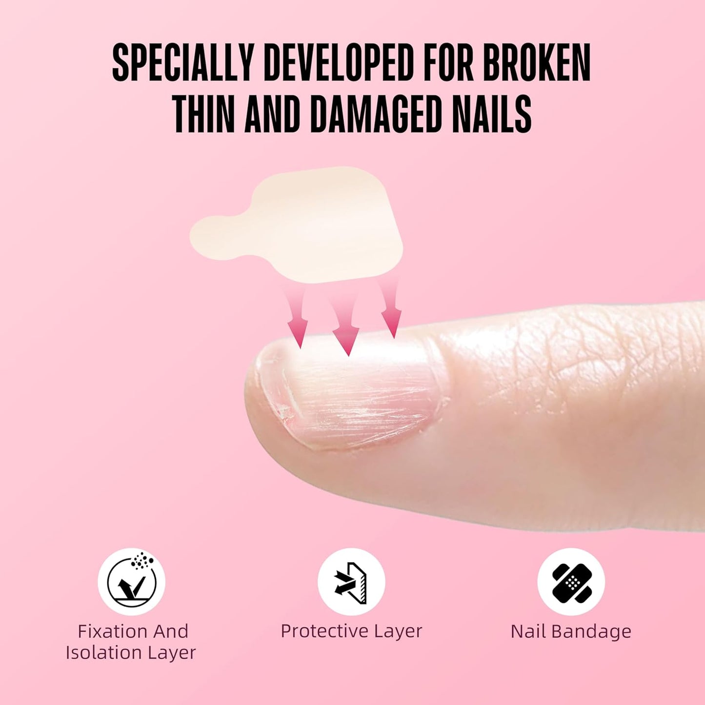 Nail Shaped Nail Repair Sheet