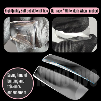 Medium Coffin Clear Extra Thick