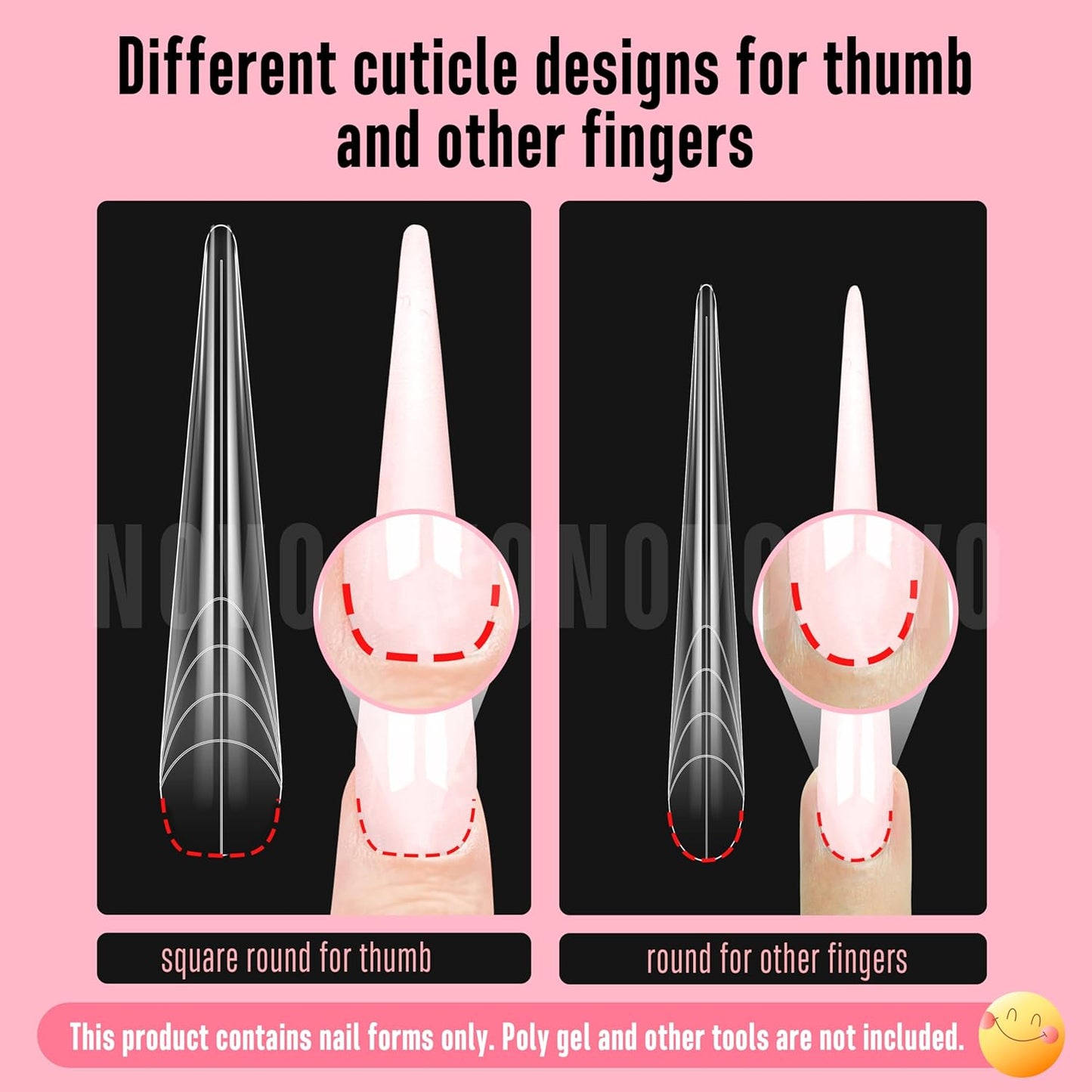 Halloween Extra Long Russian Coffin Nail Dual Forms