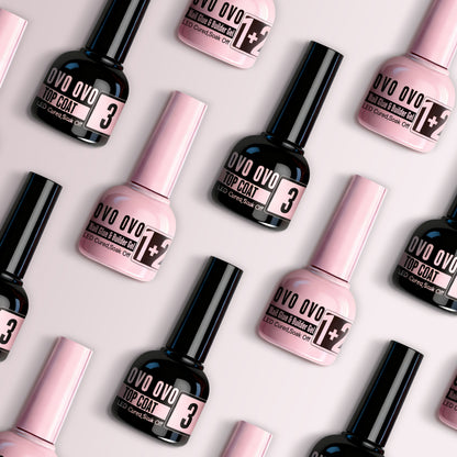 French Tips Solution_UV Nail Glue Builder Gel Top Coat Kit