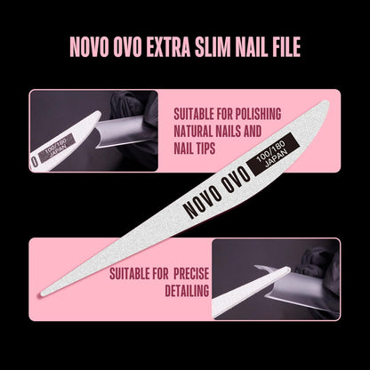 Halloween XXL Square Nail Tips with Sharp Point Moon Curve