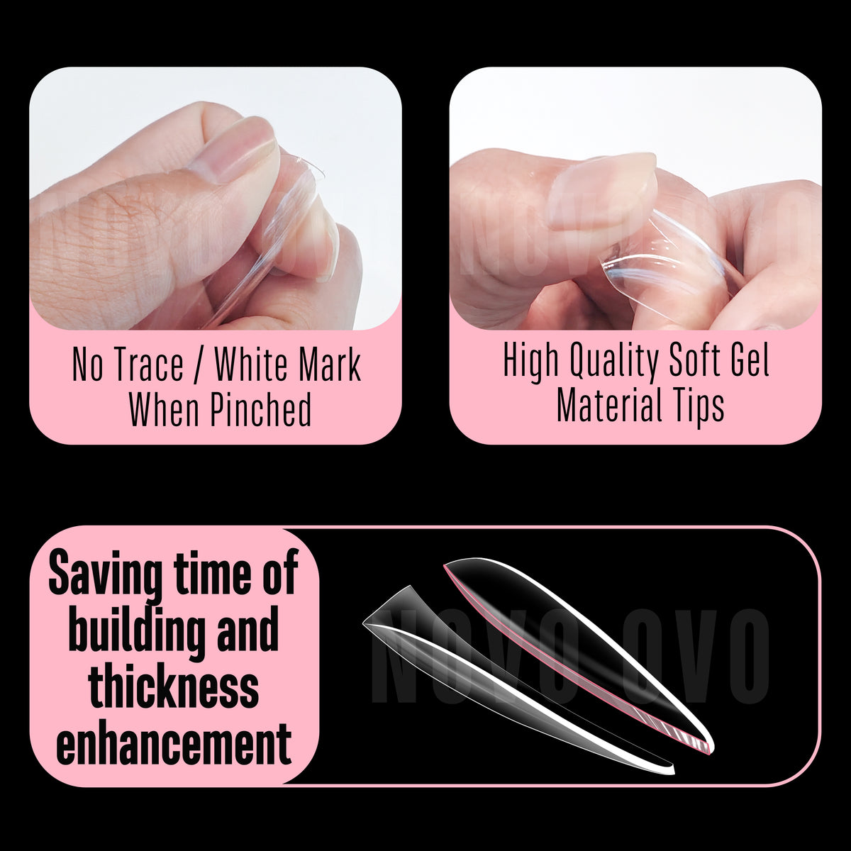 L Sculpted Thick Almond Nail Tips