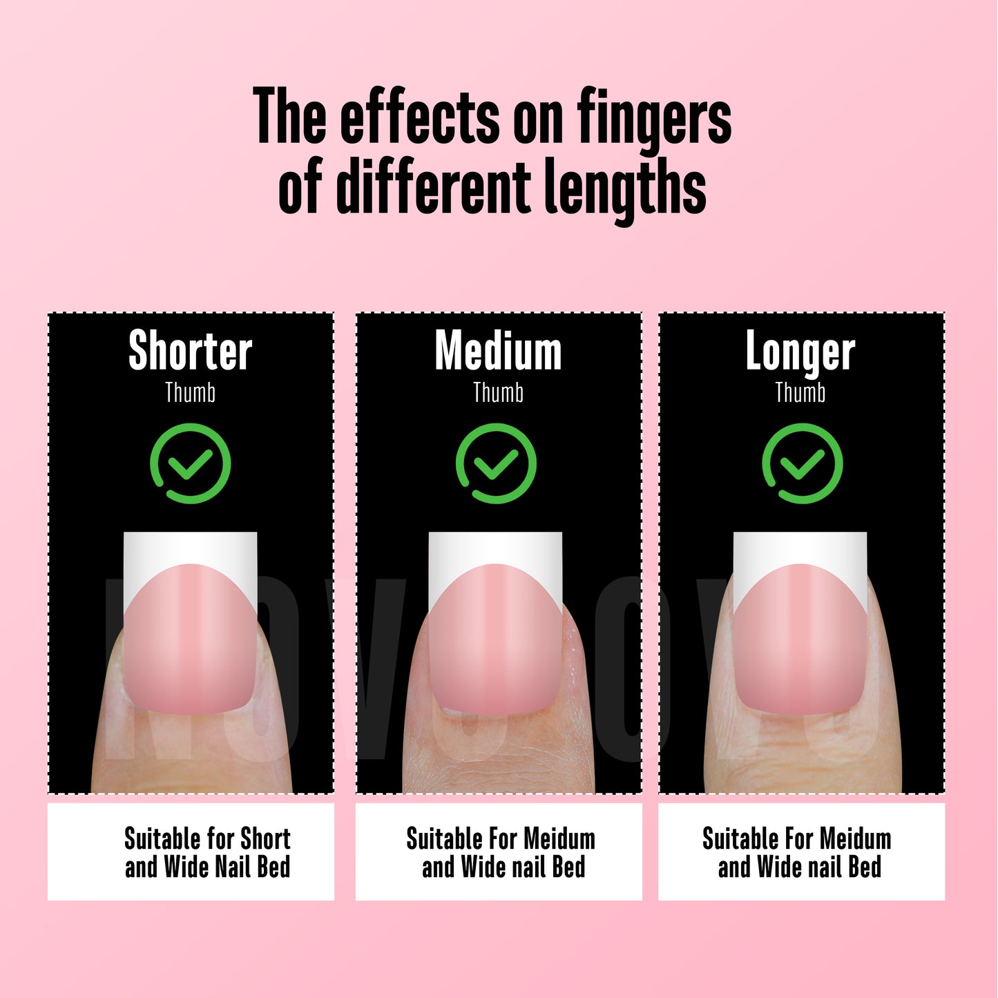 Short Sharp Square Nail Tips White French Tip Baby Pink