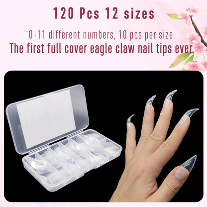 Eagle Claw Full Cover 12 Size 120 Pcs