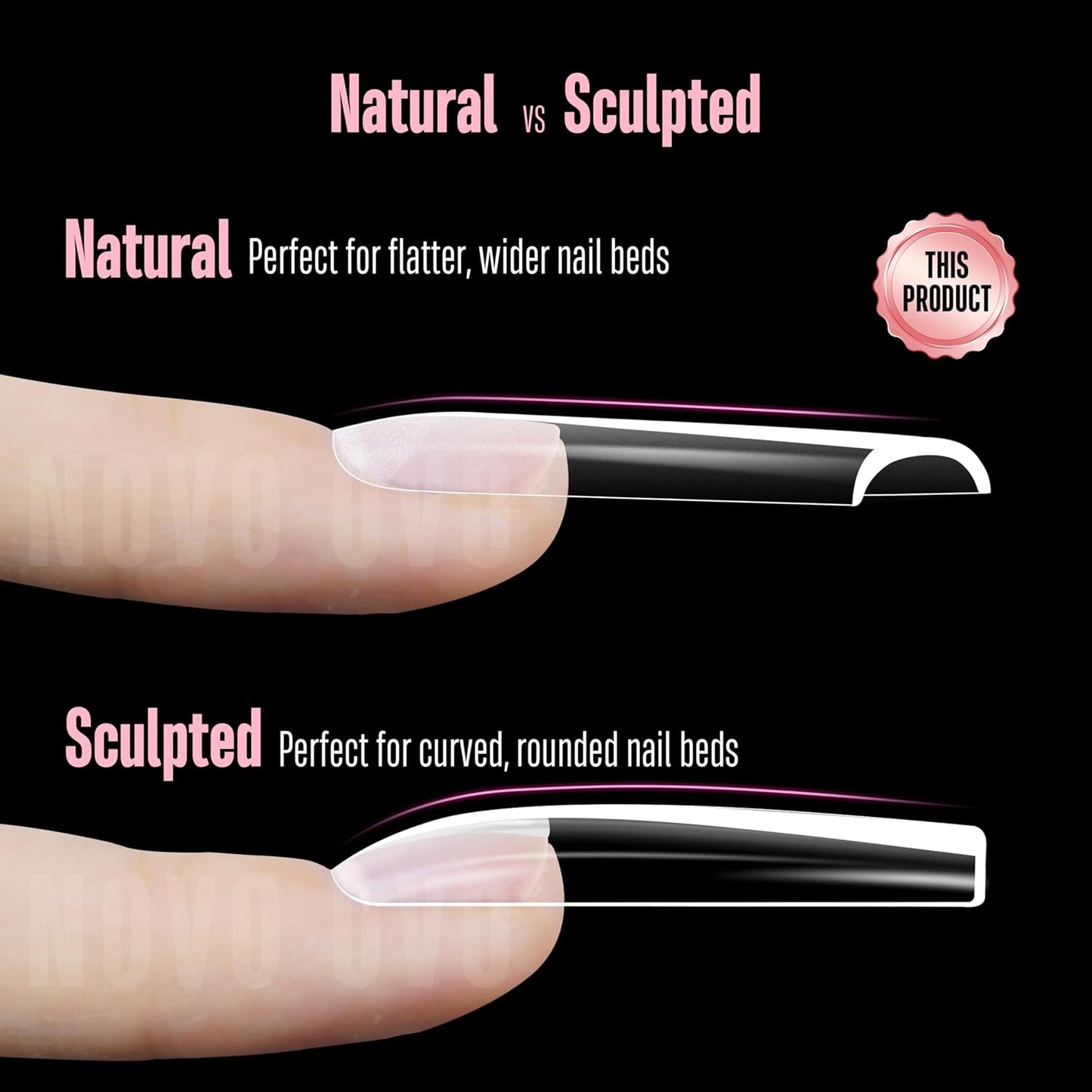 Halloween XXL Lipstick Shape Nail Tip