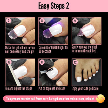 Toe Nail Dual Form Pink