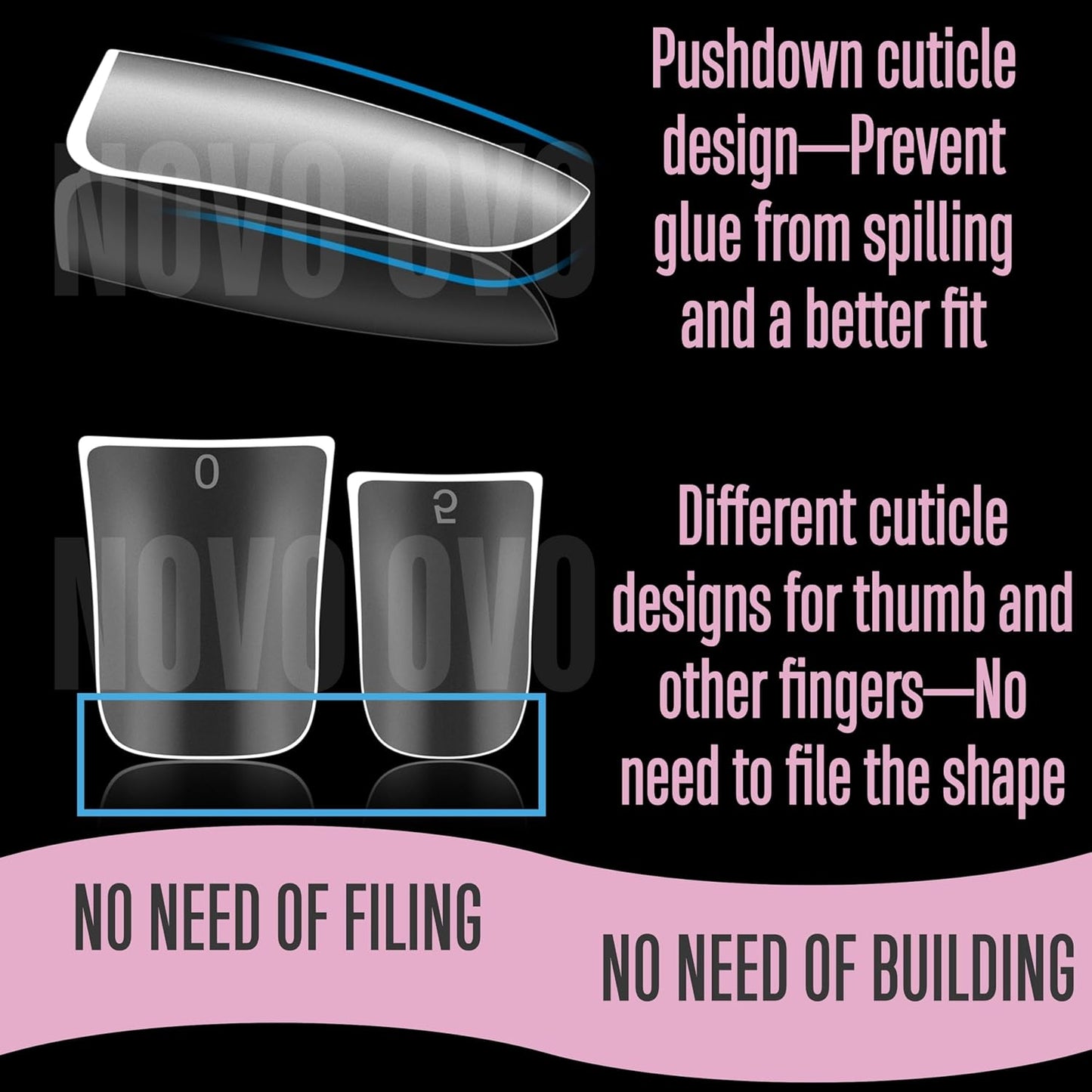Extra Thick Short Duck Nails