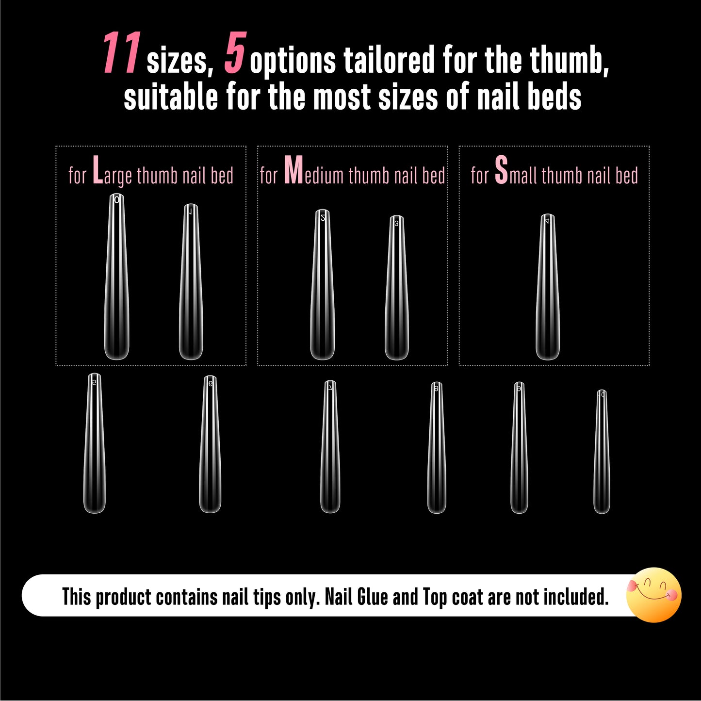Super Long 4XL Coffin Nail Tips