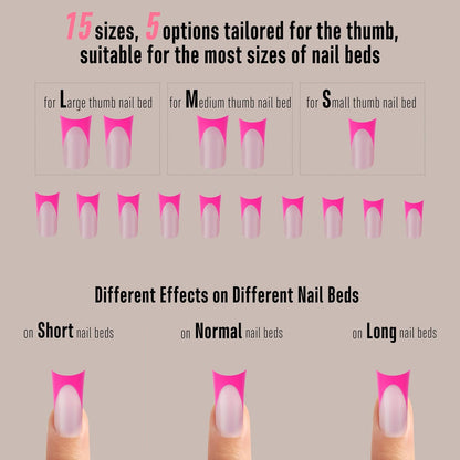 Colored Duckies M Nail Tips