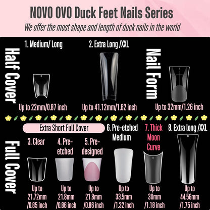 Duck Nails Short Extra Thick