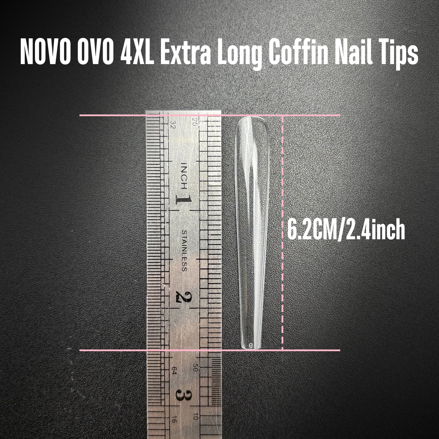 Super Long 4XL Coffin Nail Tips