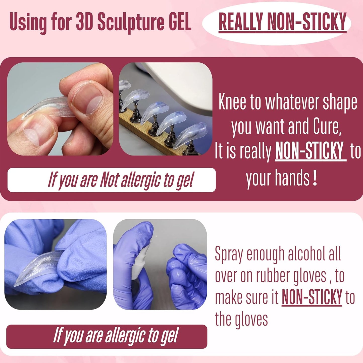 8 in 1 Non-Sticky Solid Nail Gel Glue 20ml