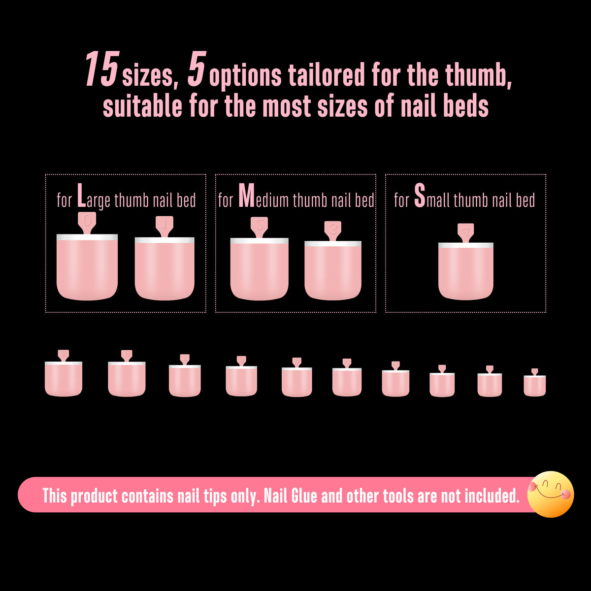 Sharp Square Mirco French Tip Toe Nail Tips Baby Pink 240