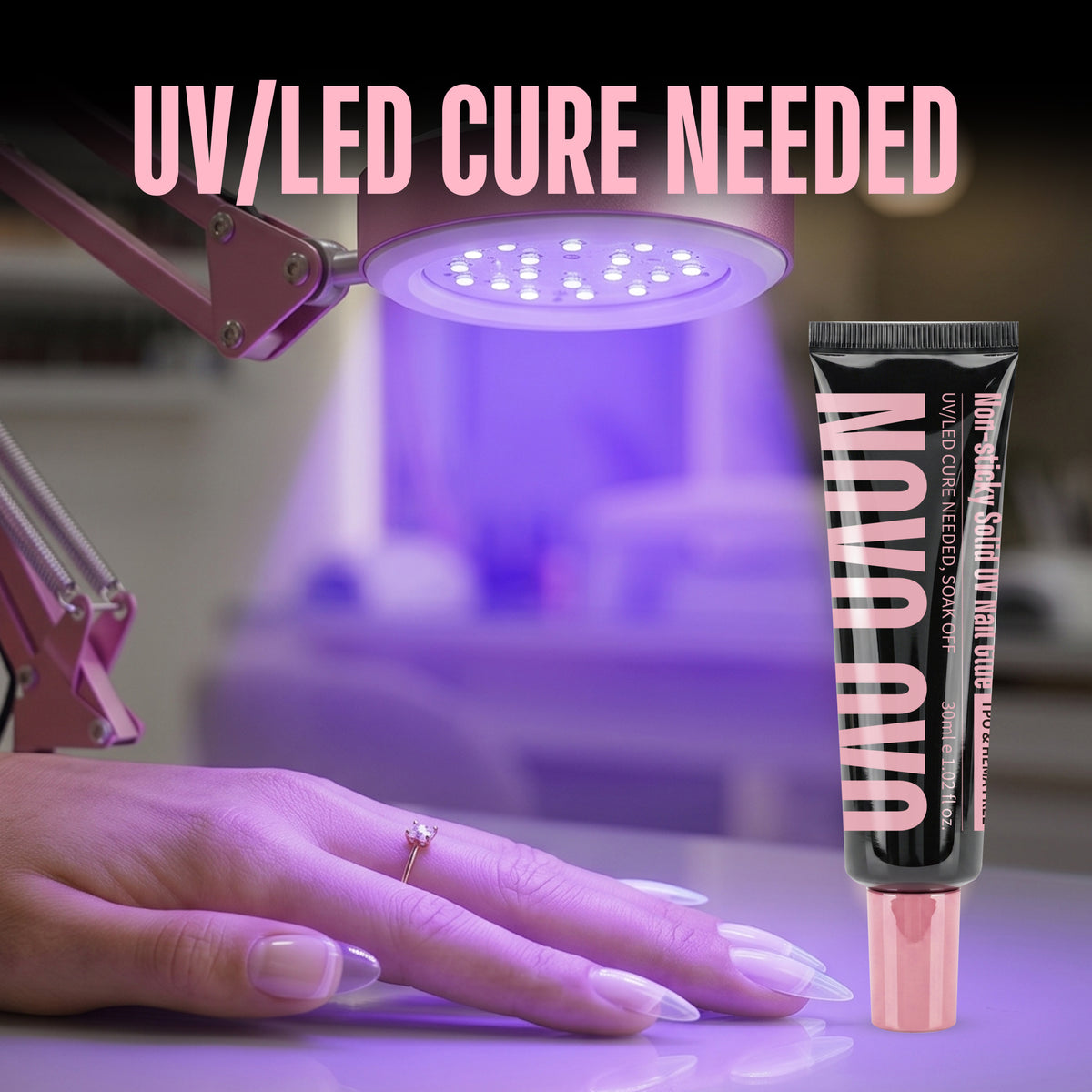 UV Non-Sticky Solid Nail Glue 30ml