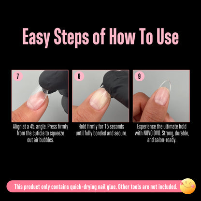 Quick Dry Nail Glue for Press On Nails & False Nail Tips