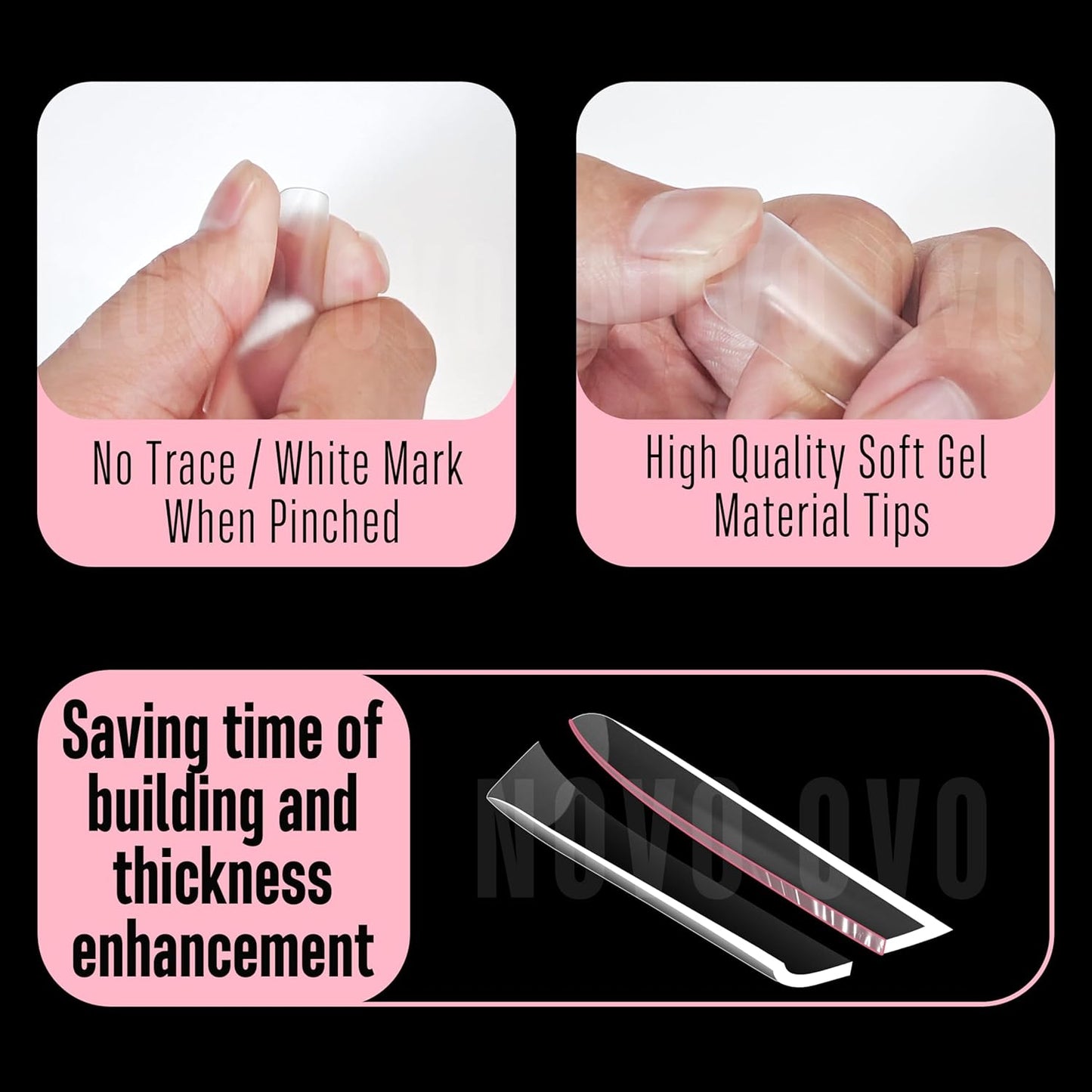 Halloween XXL Lipstick Shape Nail Tip