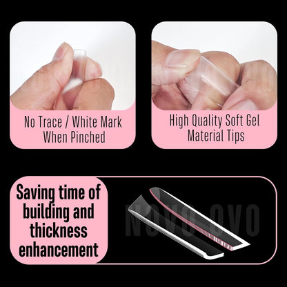 Halloween XXL Lipstick Shape Nail Tip