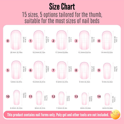 Toe Nail Dual Form Pink