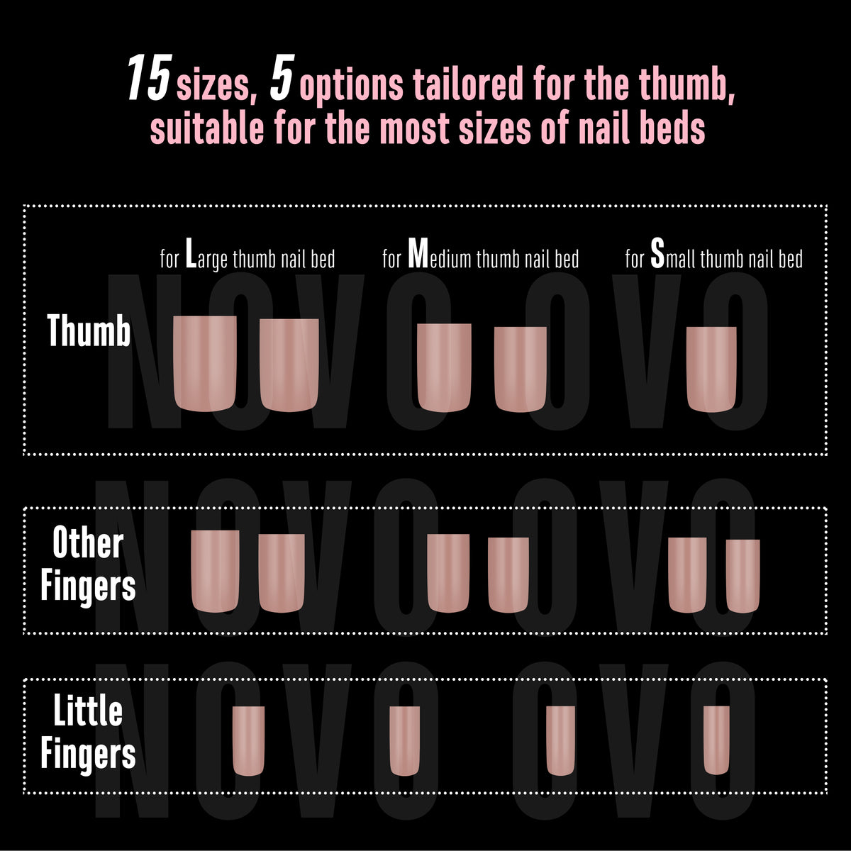 Short Sharp Square Pure Color Naili Tips Brown Pink 240