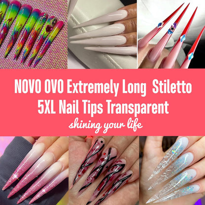 Super Long Stiletto 120 Pcs 12 Size
