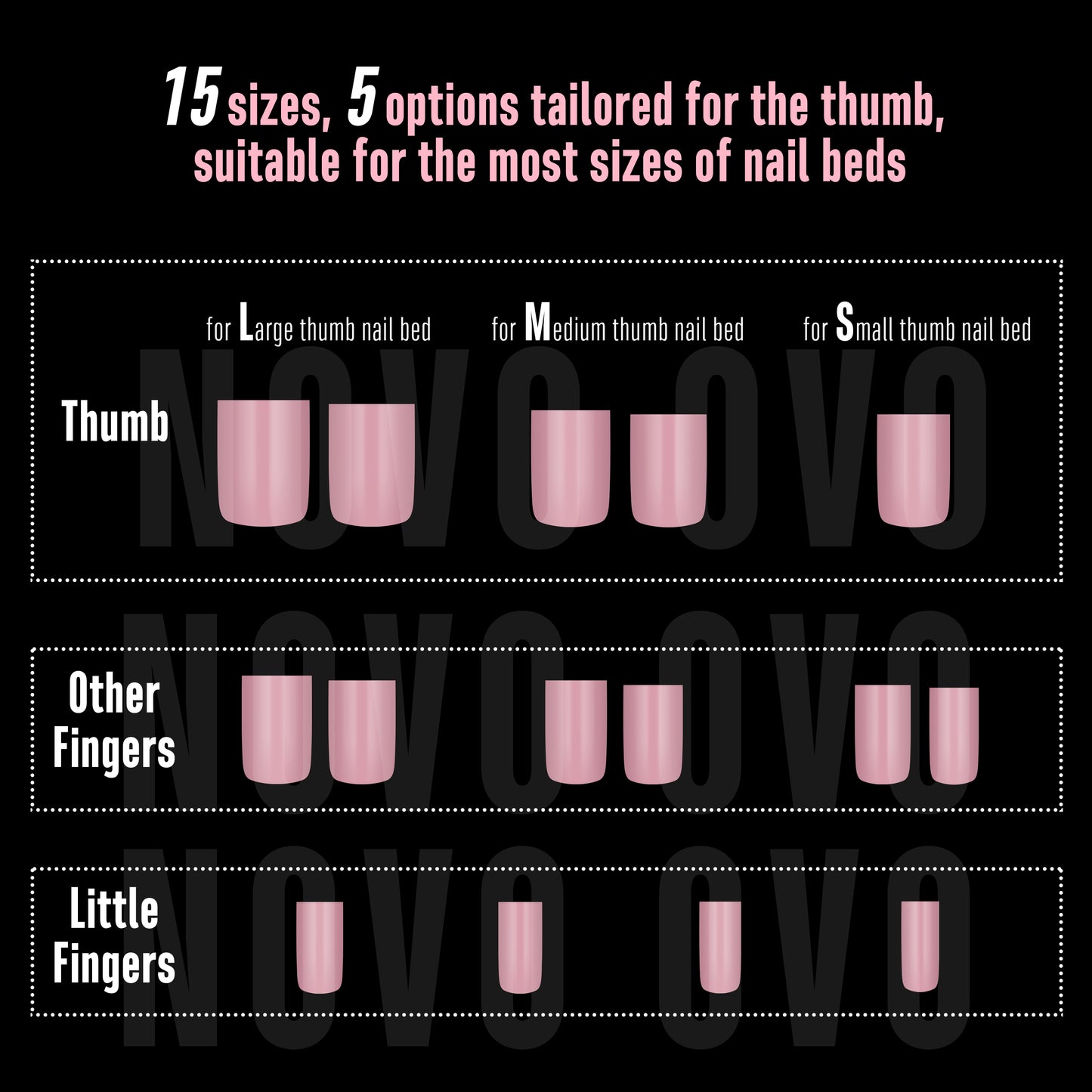 Short Sharp Square Nail Tips Pure Color Berry Pink