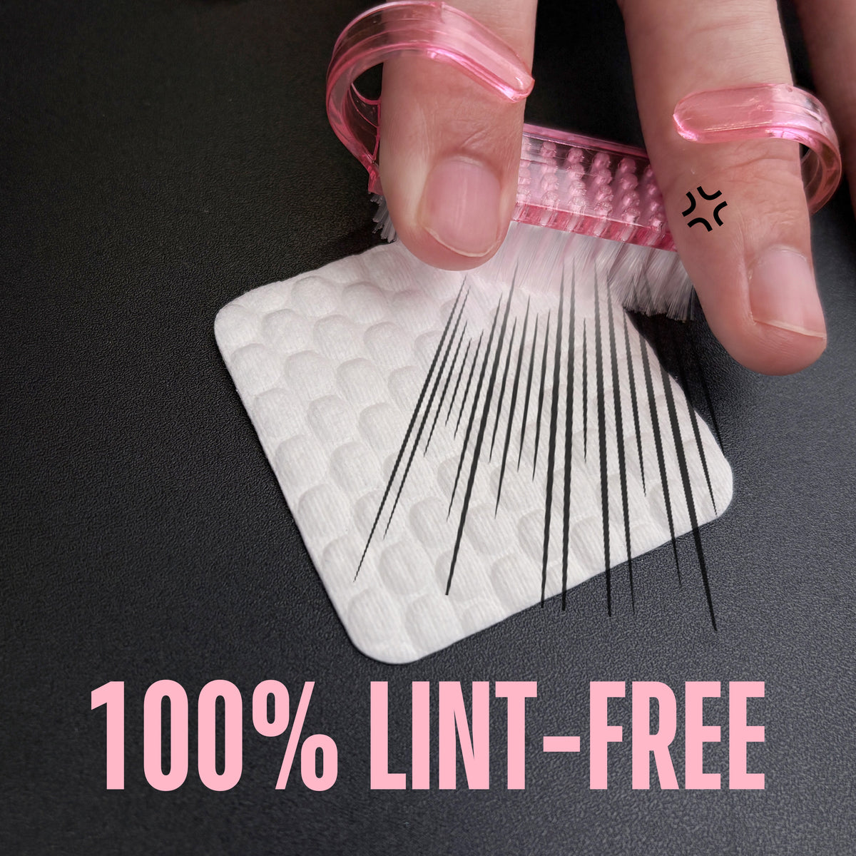 Lint Free Nail Cleaning Wipes