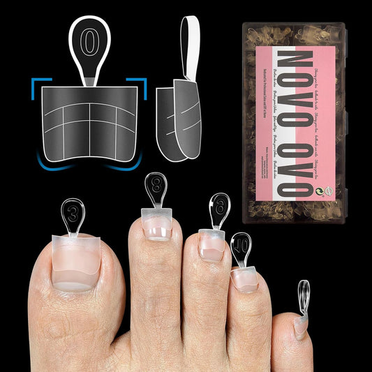 Square Toe Nail Tips Half Cover Meidum