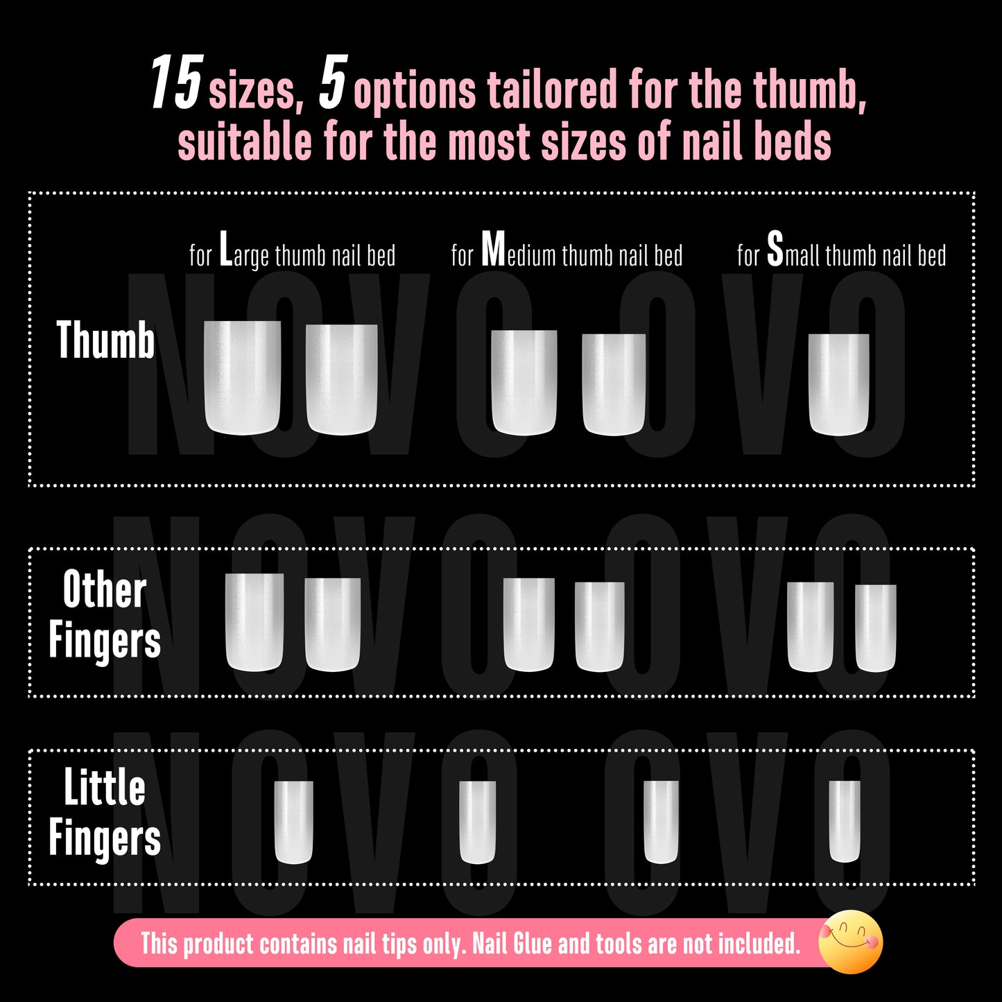 Short Sharp Square Cat Eye Nail Tips Semi-Clear Sliver (Agua)