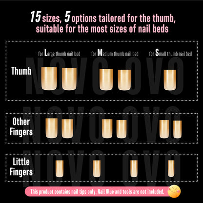 Short Sharp Square Cat Eye Nail Tips Golden Brown