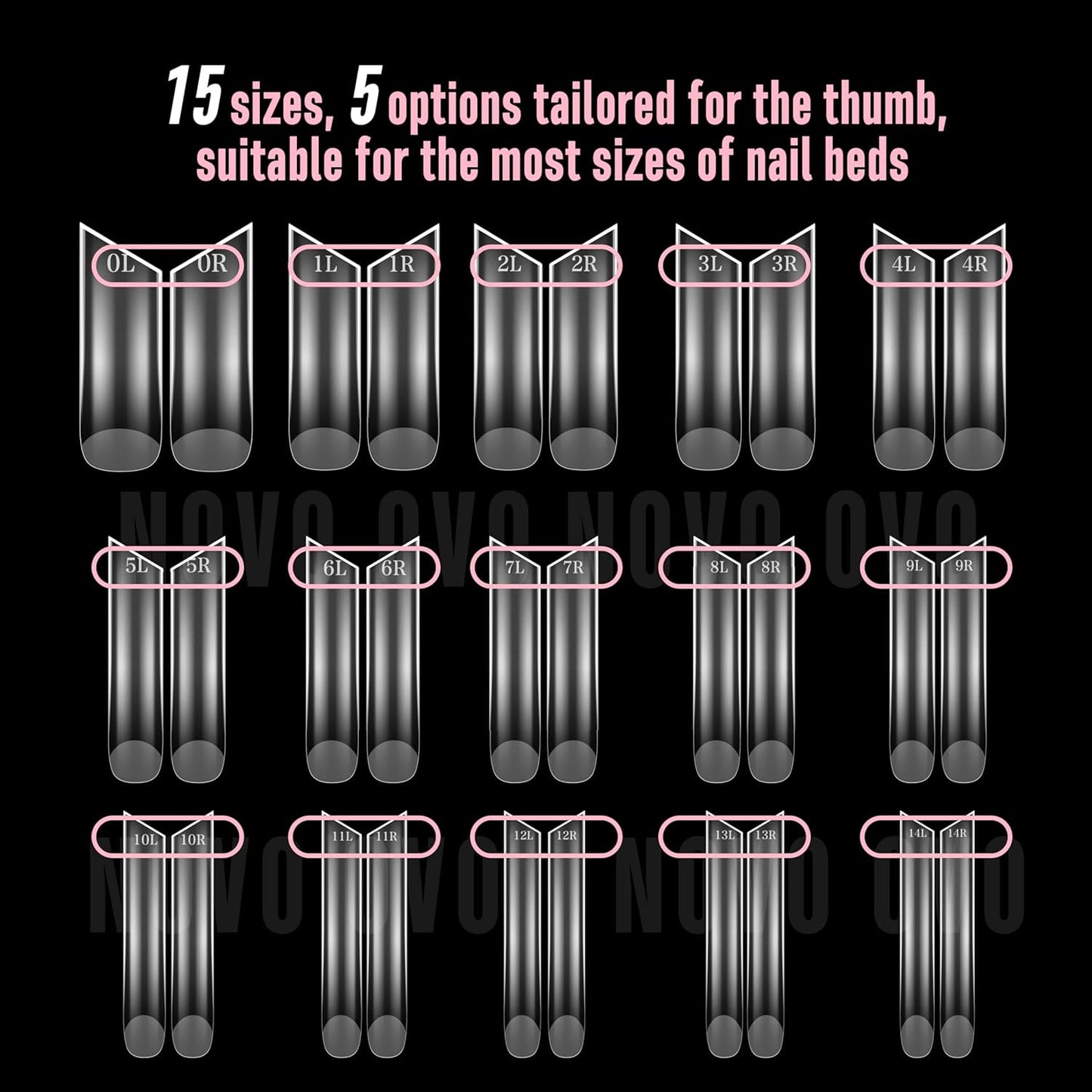 Halloween XXL Lipstick Shape Nail Tip