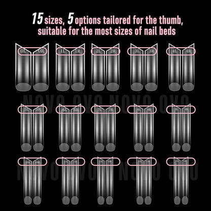 Halloween XXL Lipstick Shape Nail Tip