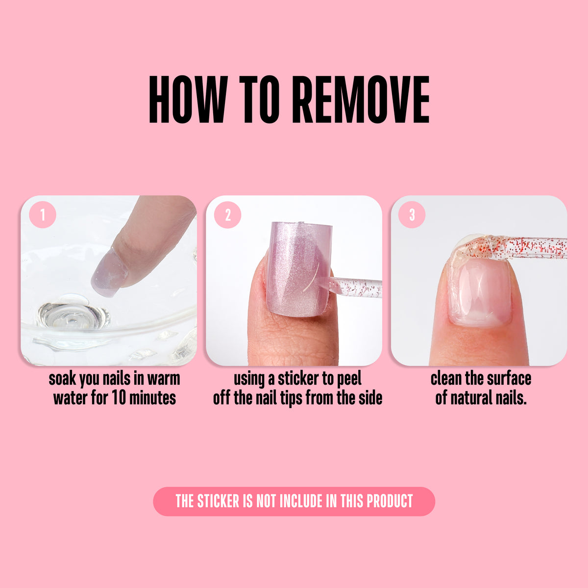 sticky tabs for finger nails 24 sizes