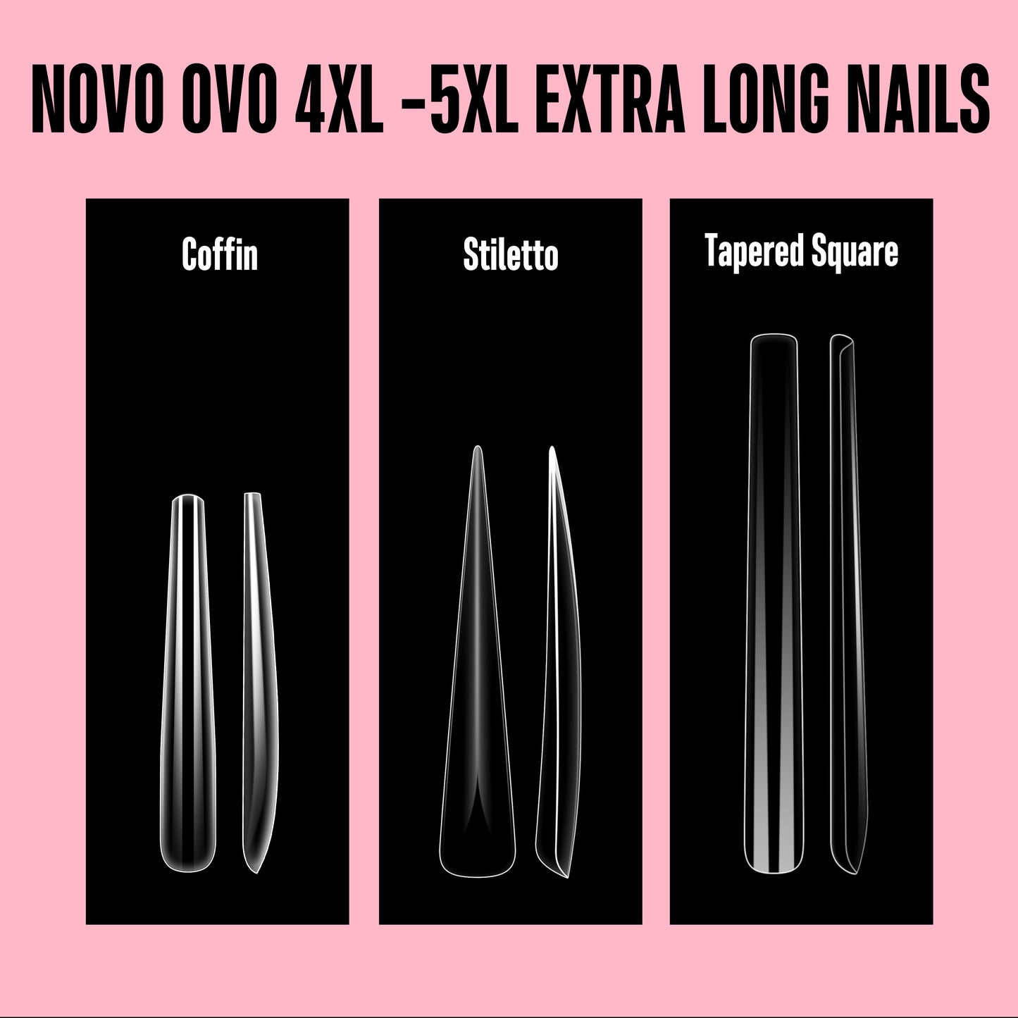 Super Long 4XL Coffin Nail Tips
