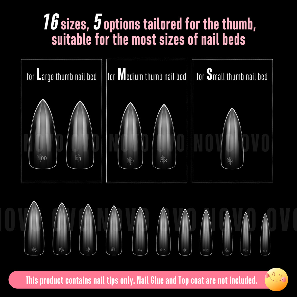 Lotus Shape 3D Nail Tips 128