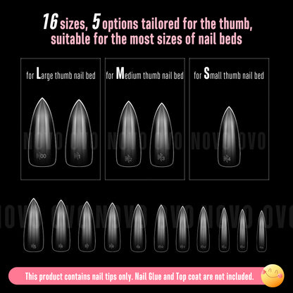 Lotus Shape 3D Nail Tips 128