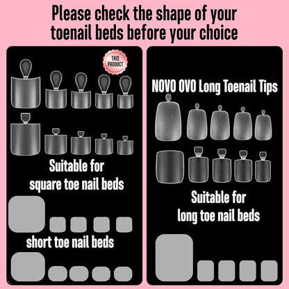 Halloween Short Sharp Square Toe Nail Tips With Moon Curve