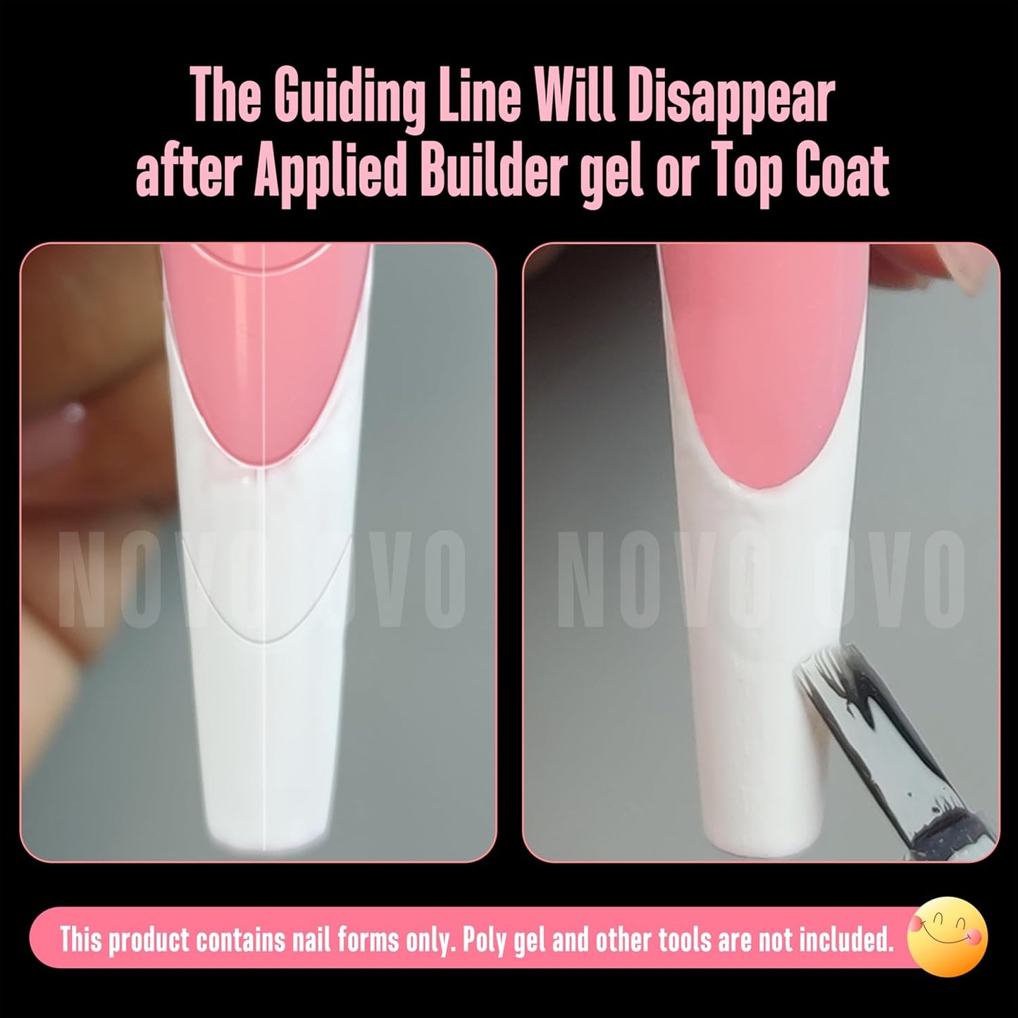 Nail Dual Form XXL Tapered Square Natural