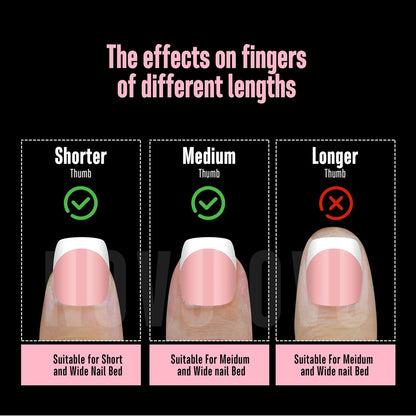 Square Round Short White French Tips Baby Pink