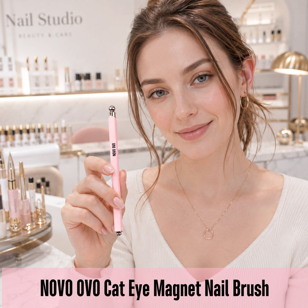 Cat Eye Magnet Nail Brush