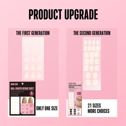 Various Sizes Nail Shaped Repair Sheet