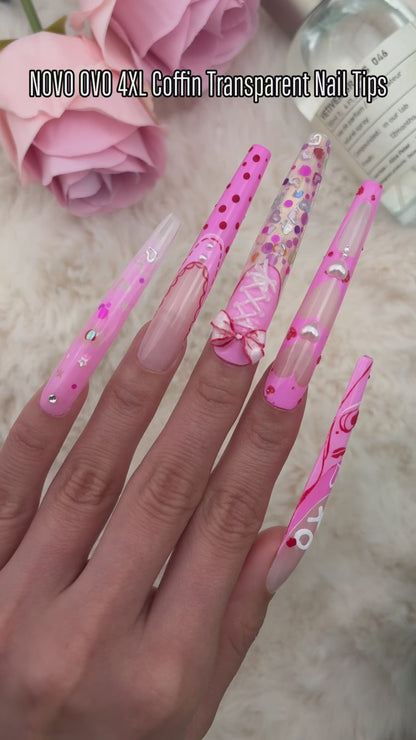 Super Long 4XL Coffin Nail Tips