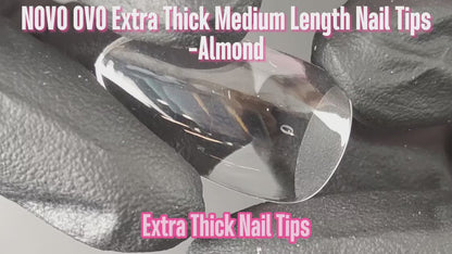 Medium Almond Clear Extra Thick 224