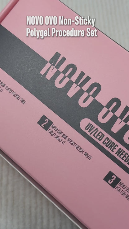NOVO OVO Upgraded NON-STICKY Polygel Solution Procedure Set